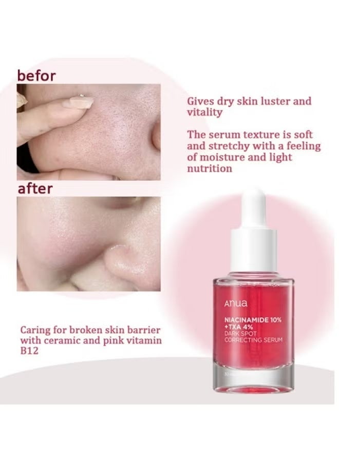 Anua 10% Niacinamide+ 4% Tranexamic Acid Serum, Ceramide, Hyaluronic Acid, Vitamin B12 natural color, for Sensitive skin, Korean Glass Skin, Fragrance-Free (30ml /1.01 fl.oz.) - Image 3